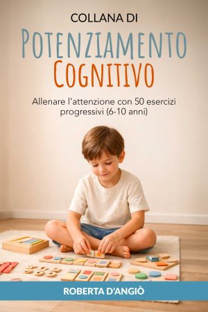 Bambino che svolge esercizi di potenziamento cognitivo per allenare l’attenzione dai 6 ai 10 anni