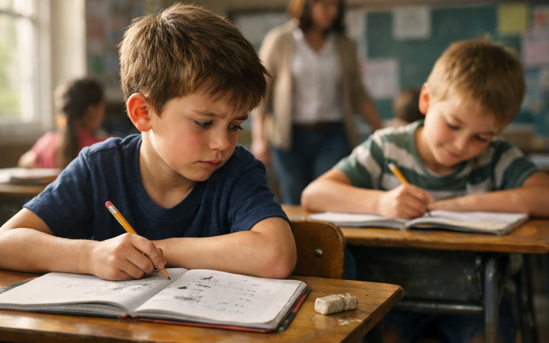 Non è svogliato, è in difficoltà